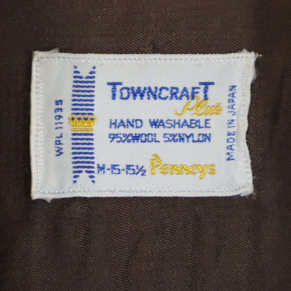 TOWNCRAFT 60s Made in Japan Wool Blend Flannel Vintage Check