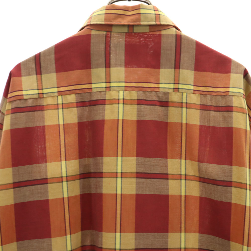 Sears 60s Vintage Box Cut Check Pattern Long sleeve shirt L
