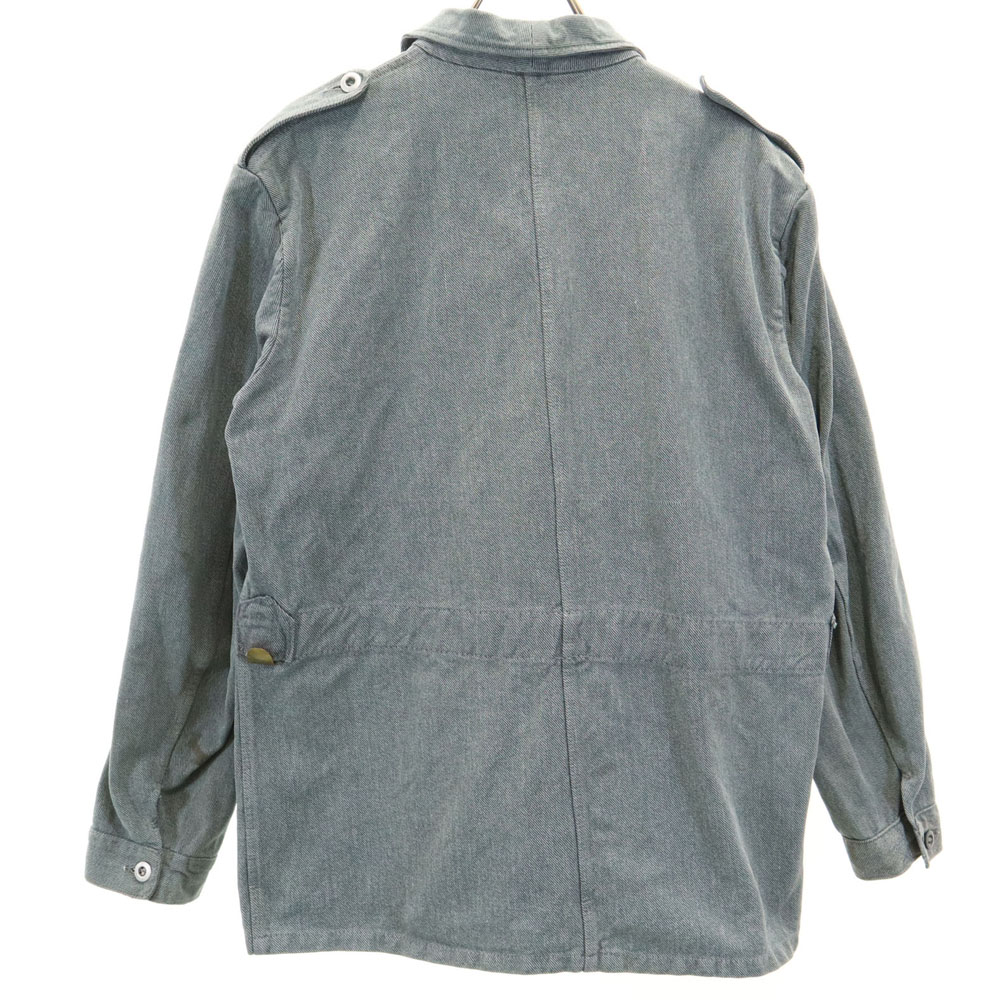 ジャケット・アウター EAST HARBOUR SURPLUS PRISONER JACKET 46 SWISS ARMY 30s 40s Vintage Prisoner Work Metal Buttons denim Work