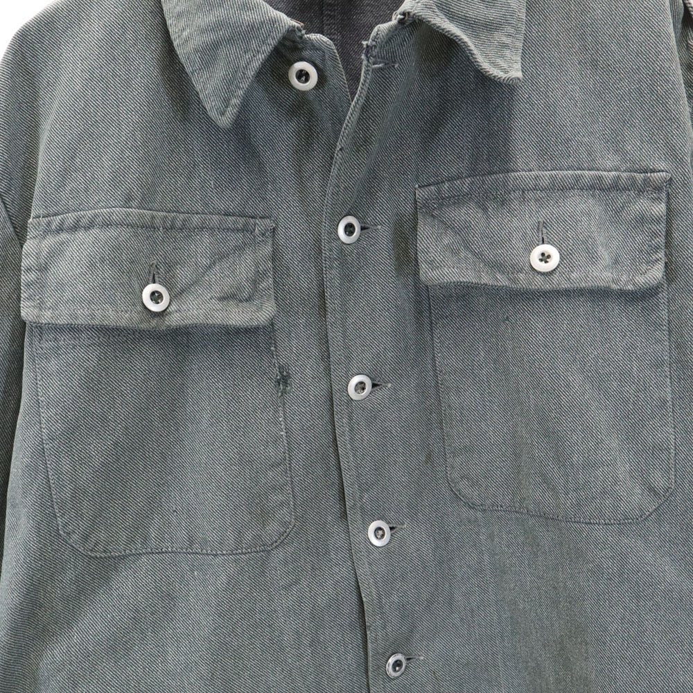 SWISS ARMY 30s 40s Vintage Prisoner Work Metal Buttons denim Work