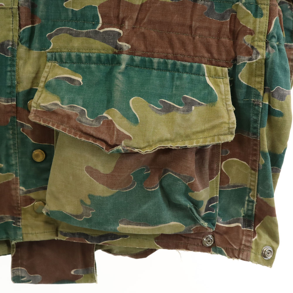 Belgium Army 50s Vintage Denison Smog Camouflage Pattern denison