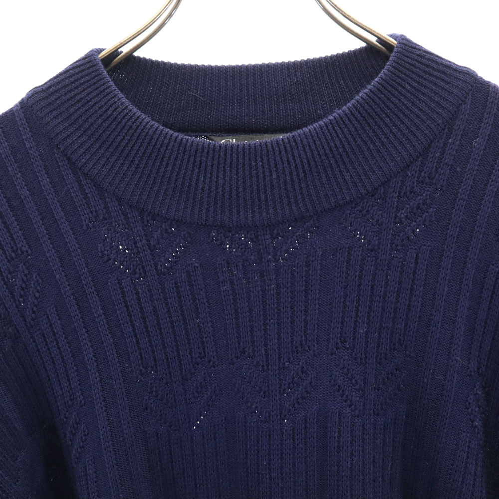 Christian Dior SPORTS 90s Wool Old Long sleeve sweater Navy knit