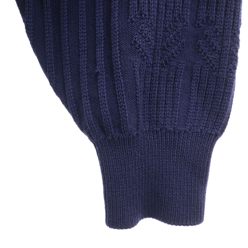 トップス 90s Christian Dior Sports wool knit Christian Dior SPORTS 90s Wool Old Long sleeve sweater Navy knit