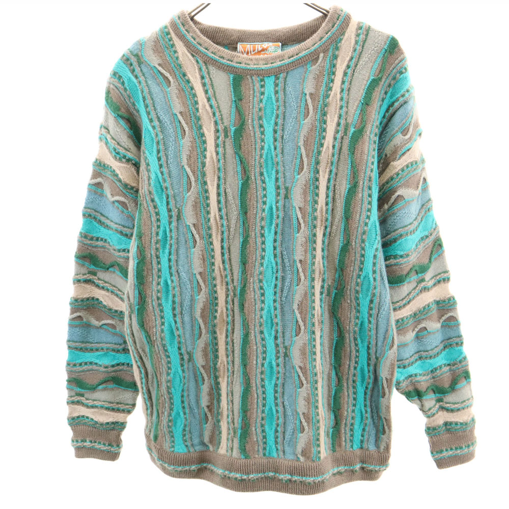 MULGA CLASSICS 90s Old Overall handle Long sleeve sweater M 3D