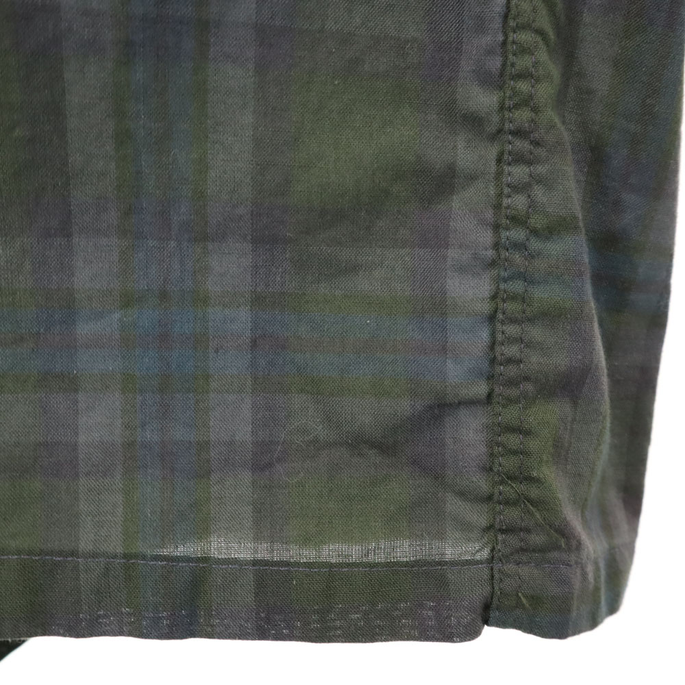 PENNEYS 60s Towncraft Vintage Open Collar Check Pattern Long
