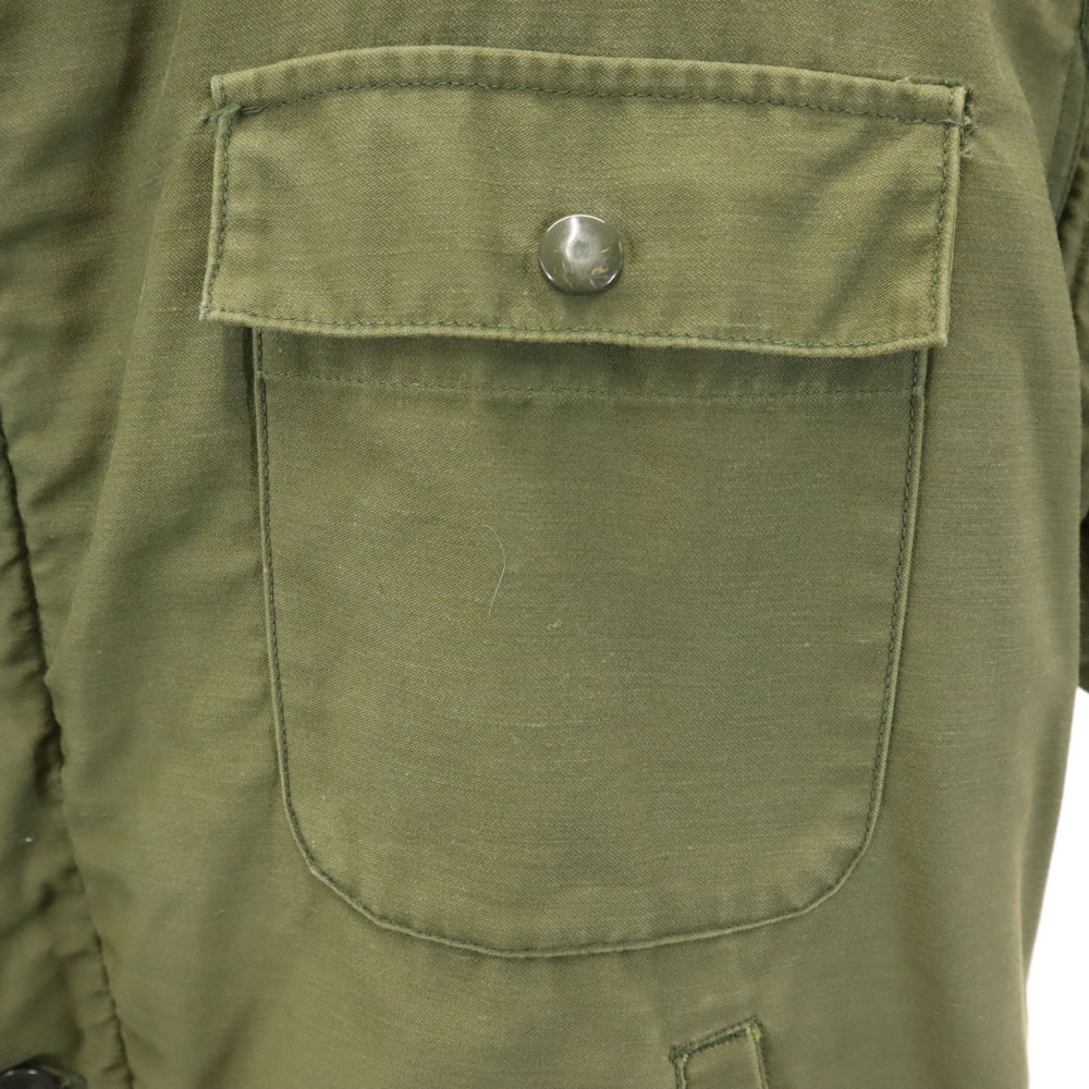 US ARMY 70s A2 Deck Jacket Vintage Military jacket L khaki