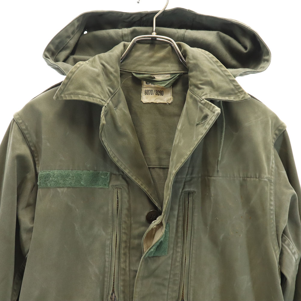 フランス軍 70s ヴィンテージ F2パーカー ミリタリージャケット 92C オリーブ FRENCH ARMY メンズ Used FRENCH ARMY 70s Vintage F2 Hoodie Military jacket 92C olive