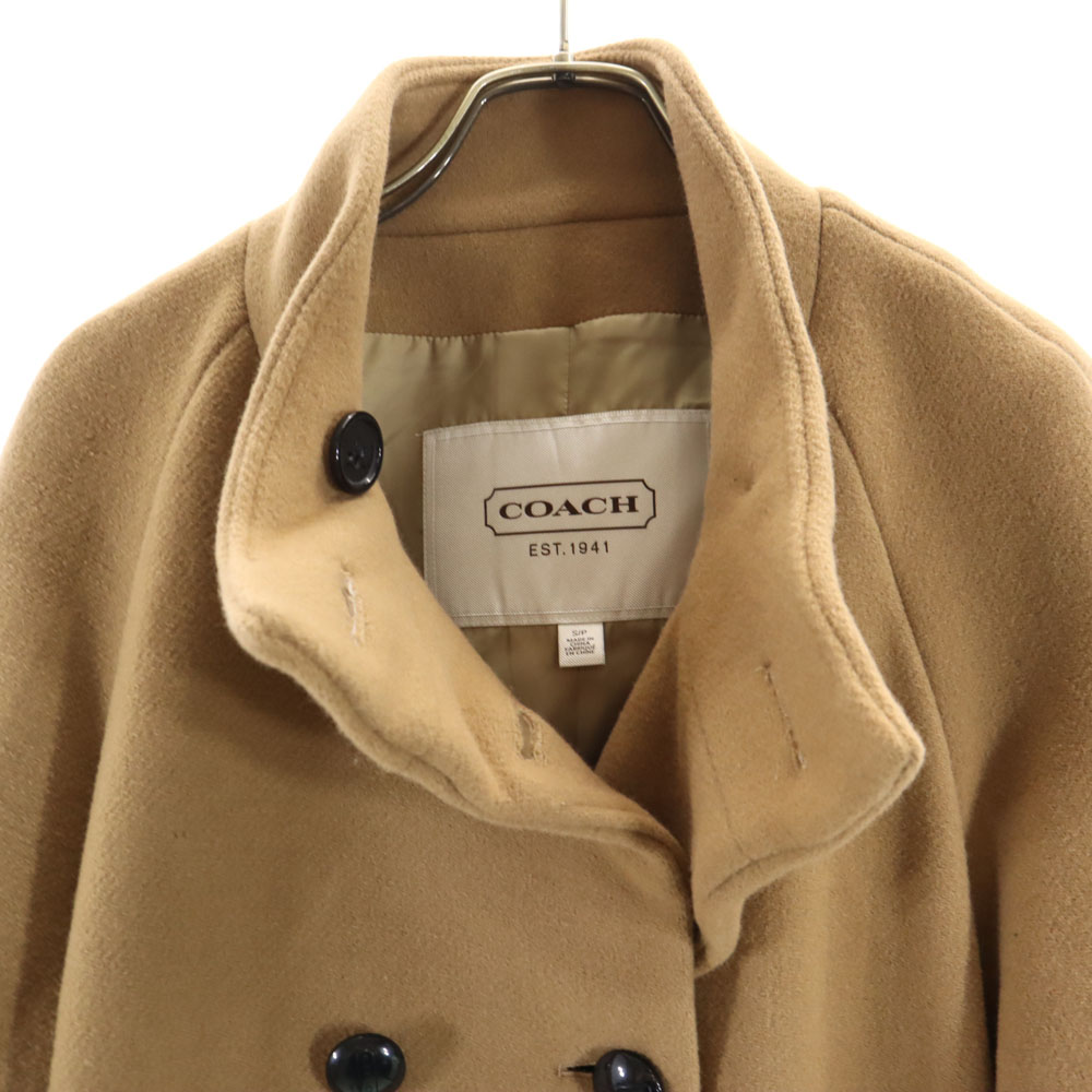 COACH 7 minutes sleeve Wool coat S beige Women | eBay