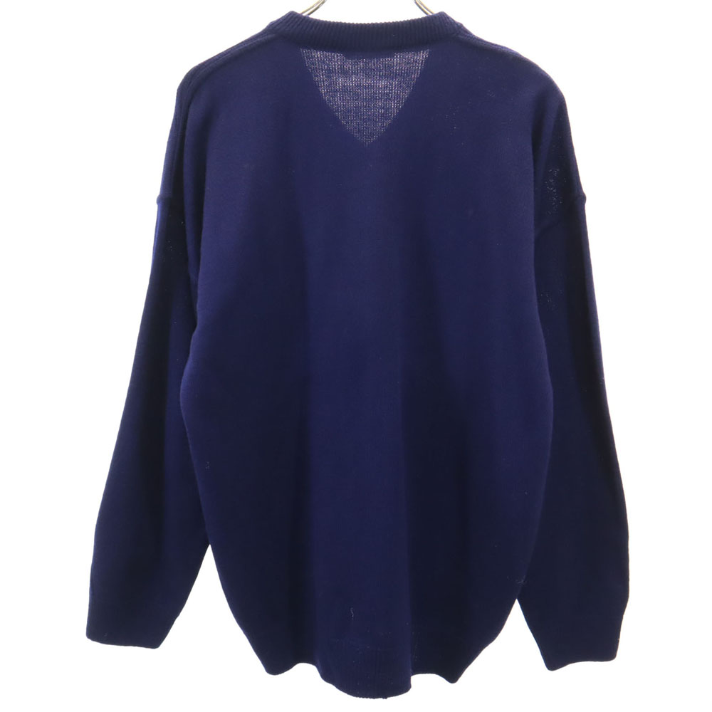 Used CHEMISE LACOSTE 80s vintage Long sleeve V neck sweater XXL