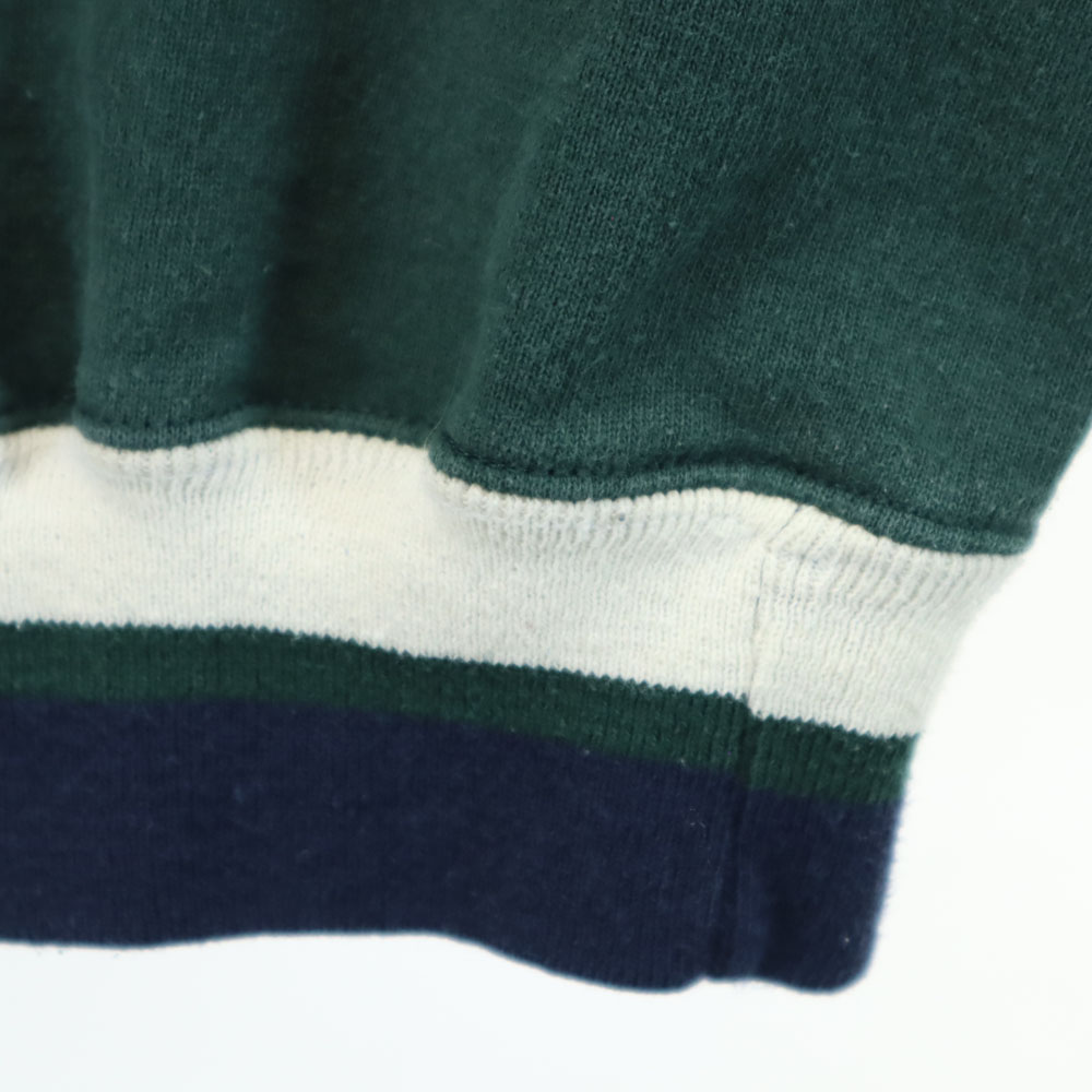 Champion 90s Old Long sleeve sweat trainer XL green Back