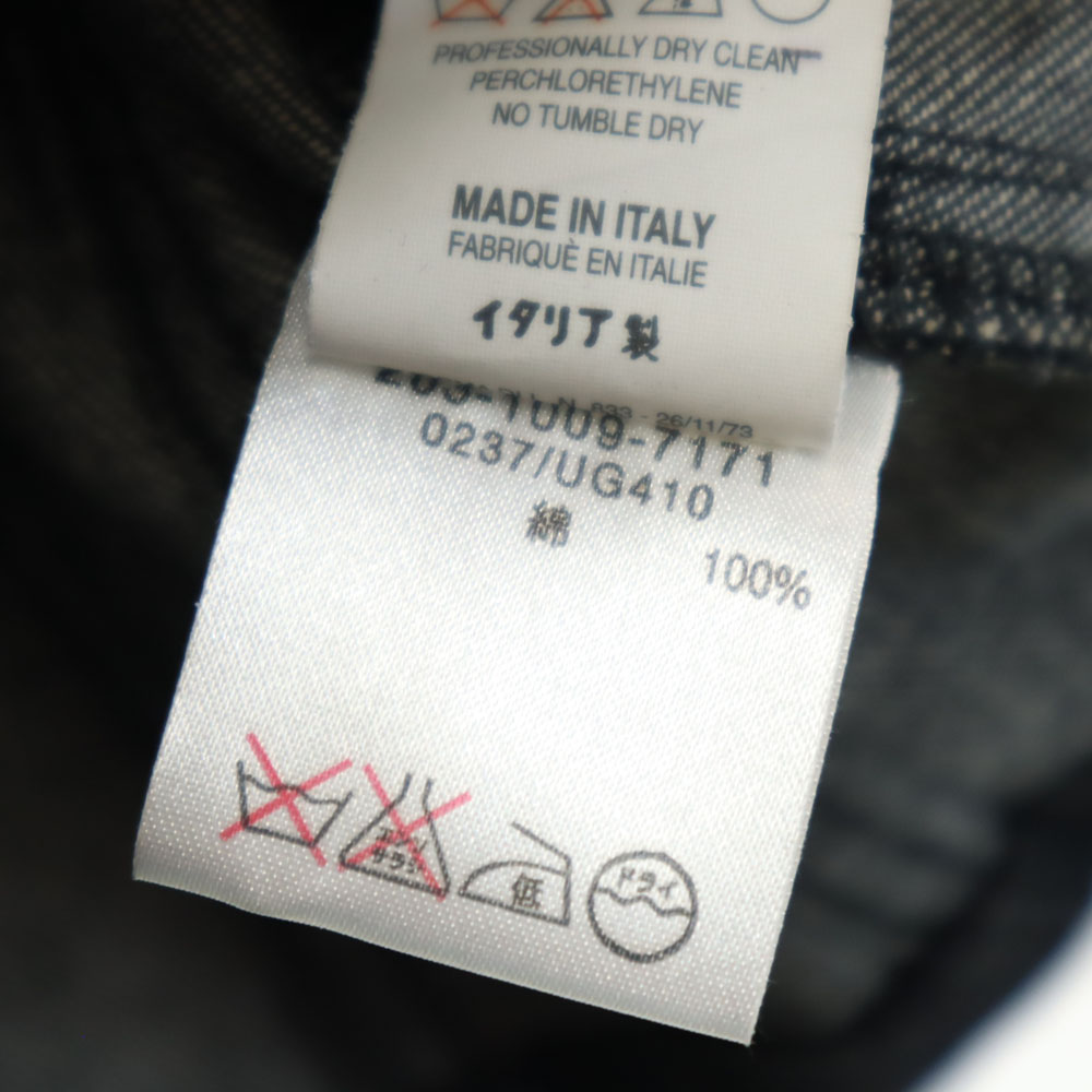 GUCCI made in Italy Denim Jacket 38 black Women | eBay