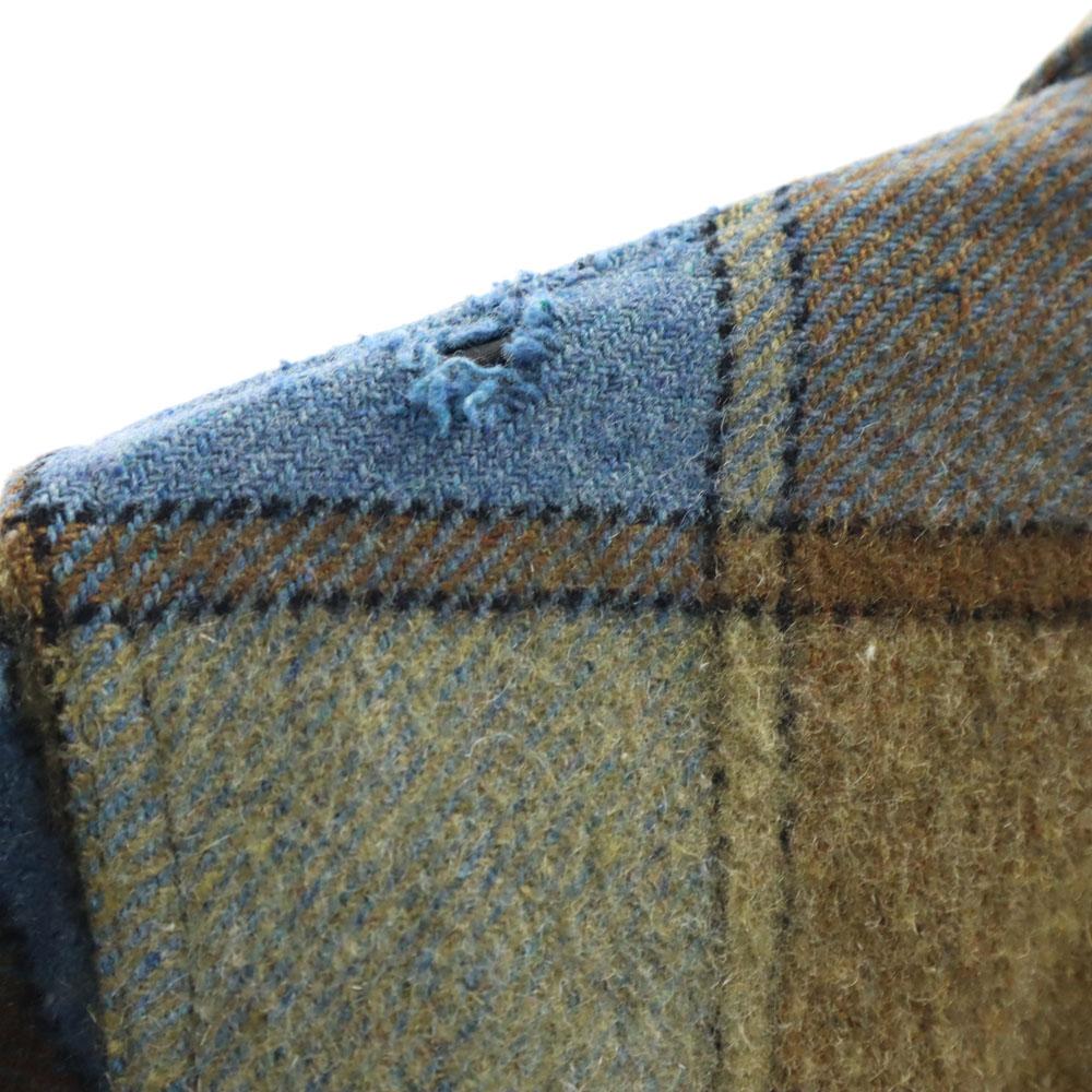 TOWNCRAFT 60s Vintage triangle tag Check Pattern Long sleeve