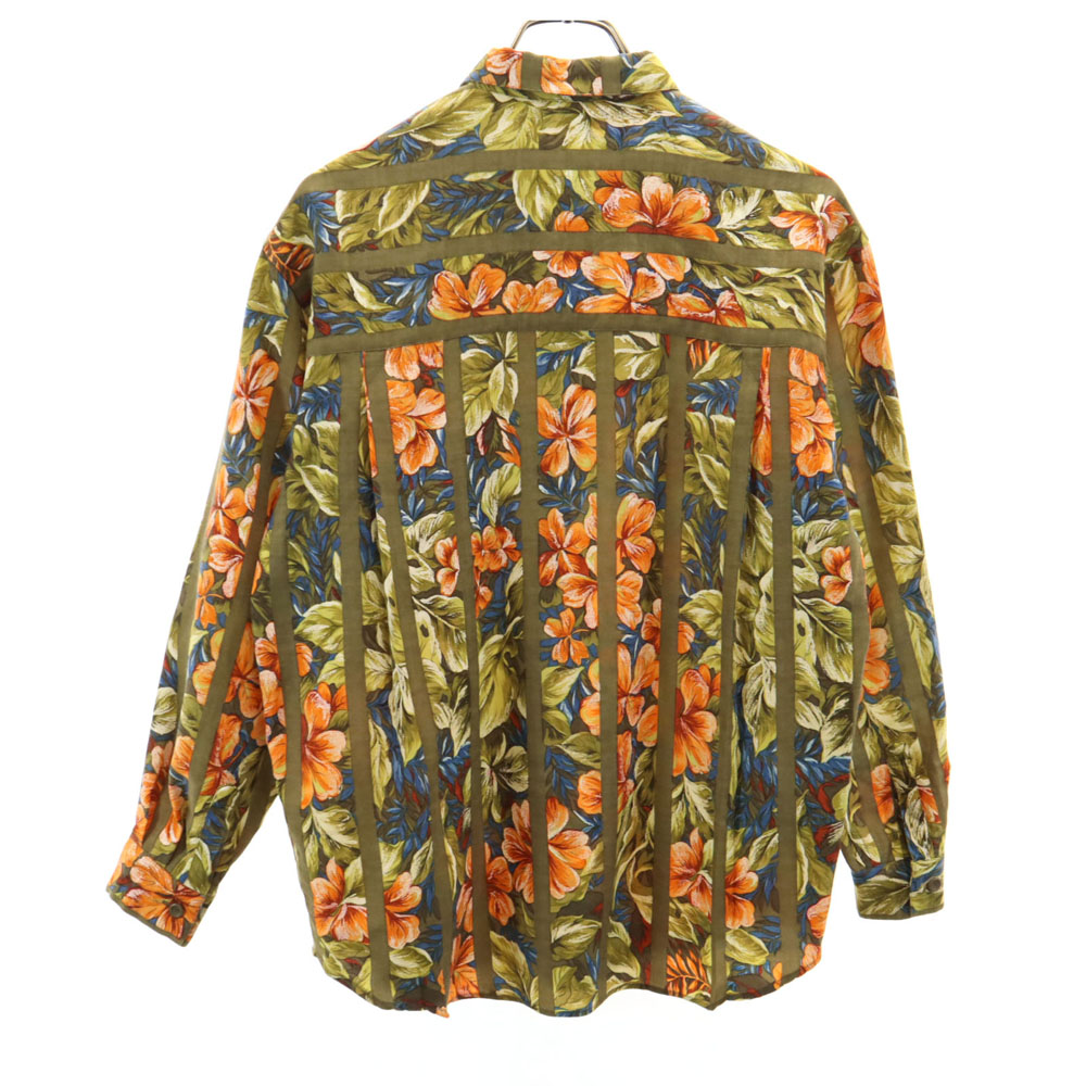Christian Dior - 90’s Christian Dior SPORTS デザイン チェックシャツ Christian Dior SPORTS 90s Old Floral Long sleeve shirt M