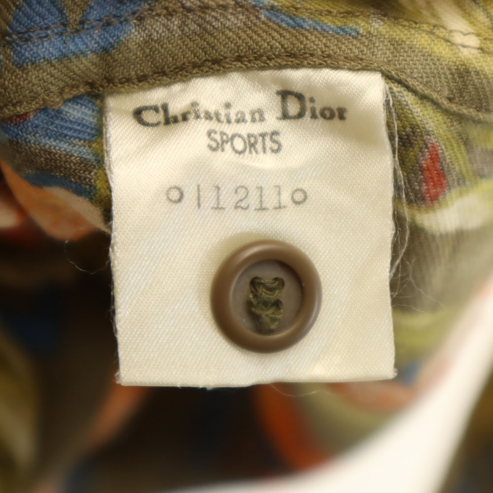 Christian Dior SPORTS 90s Old Floral Long sleeve shirt M