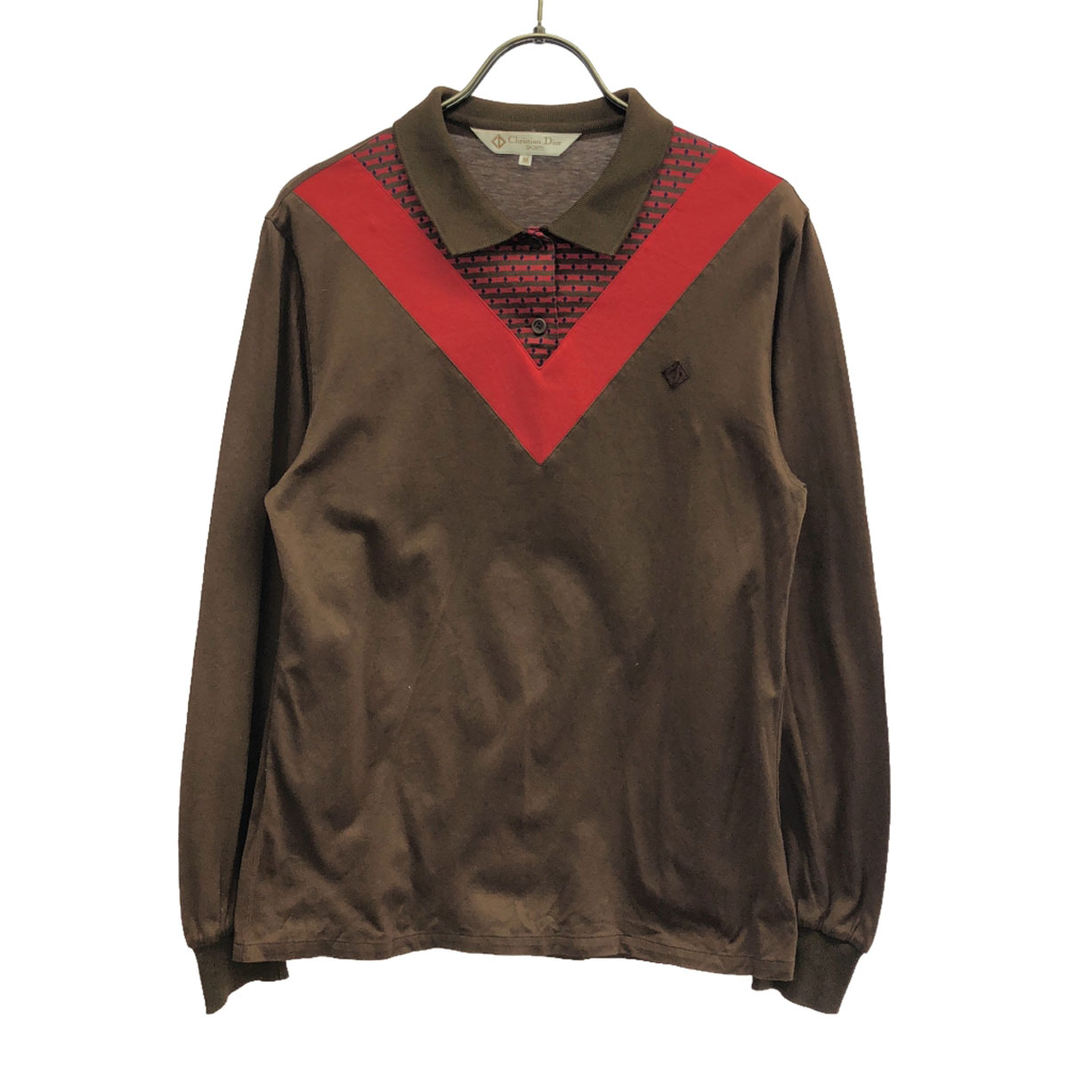 Christian Dior SPORTS 80s 90s Old Geometric pattern Long sleeve