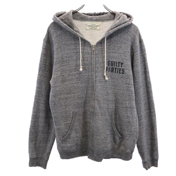 トップス 00s WACKO MARIA dot zip hoodie city WACKO MARIA made in Japan Back print Long sleeve sweat Zip