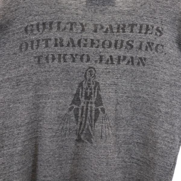Used WACKO MARIA made in Japan Back print Long sleeve sweat Zip