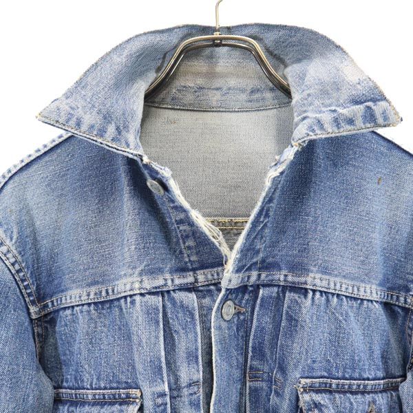 Levi's 50s 507XX Vintage Big E Red Ear 2nd Paper Patch Button Back