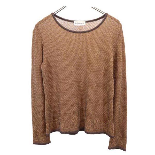 YVES SAINT LAURENT made in Japan Overall handle Long sleeve knit