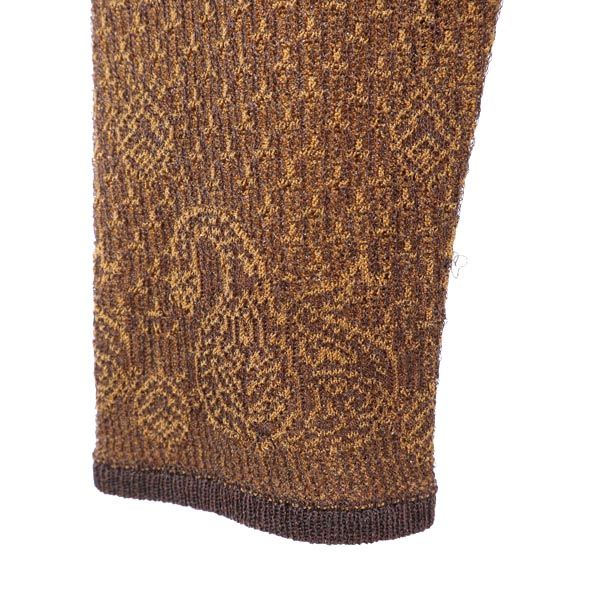 【YVES SAINT LAURENT】ケーブルニット ブラウン used 1980s Vintage Yves Saint Laurent Mens Pullover Sweater Sz L
