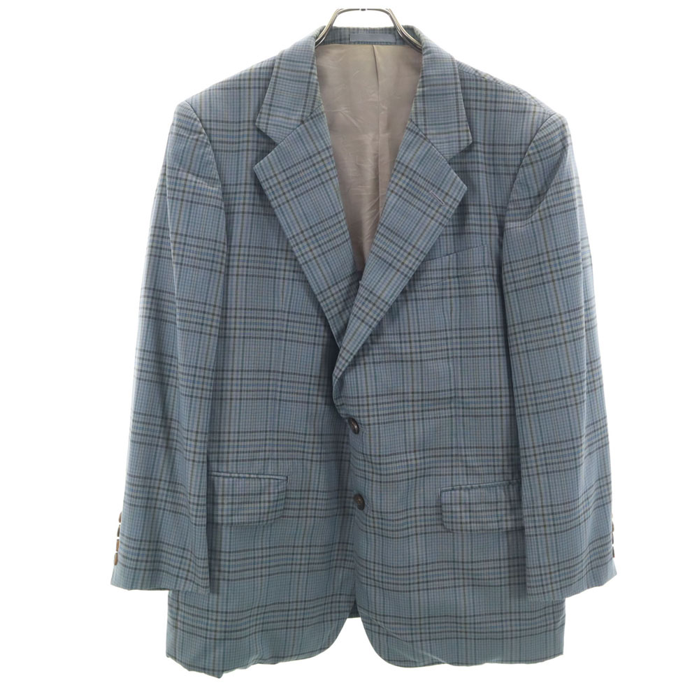 Burberrys 90s Old CTK83 Check Pattern tailored jacket BE4 blue