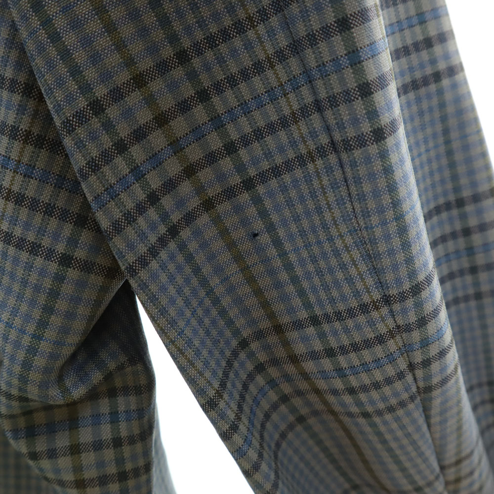 Burberrys 90s Old CTK83 Check Pattern tailored jacket BE4 blue