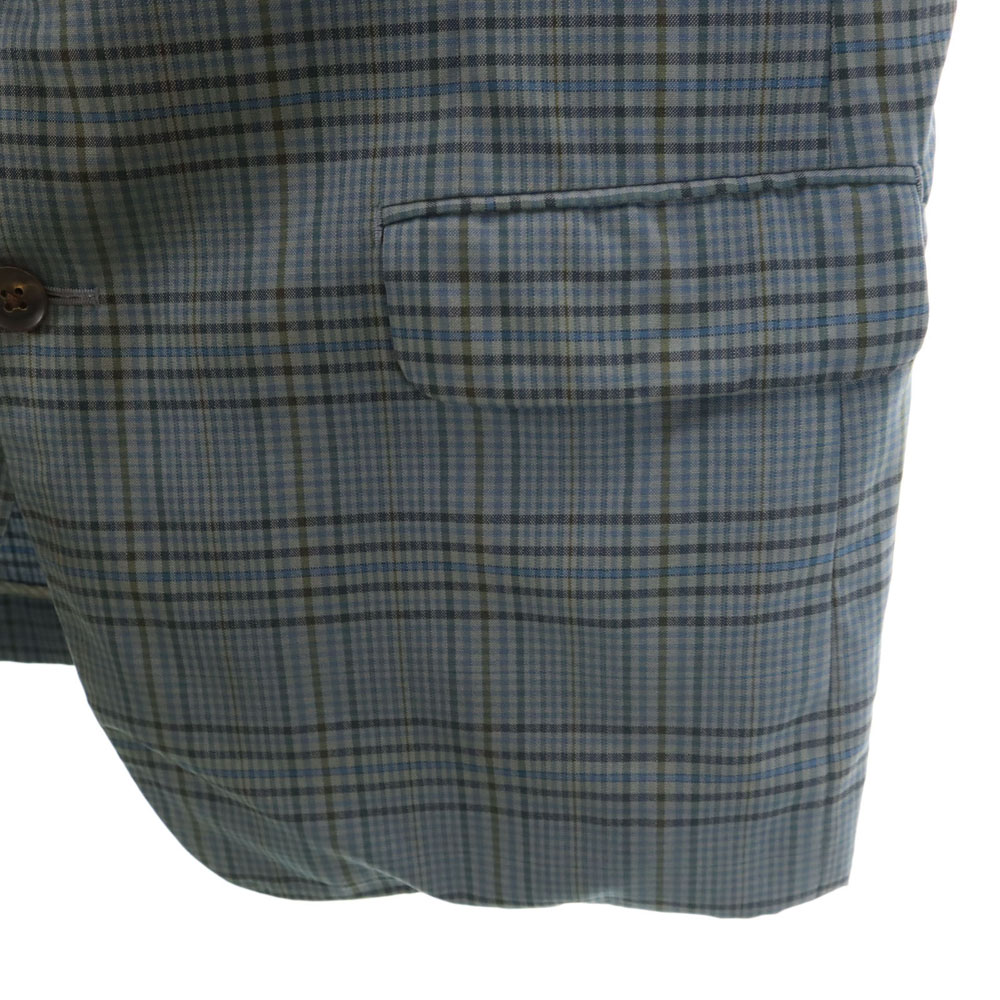 Burberrys 90s Old CTK83 Check Pattern tailored jacket BE4 blue