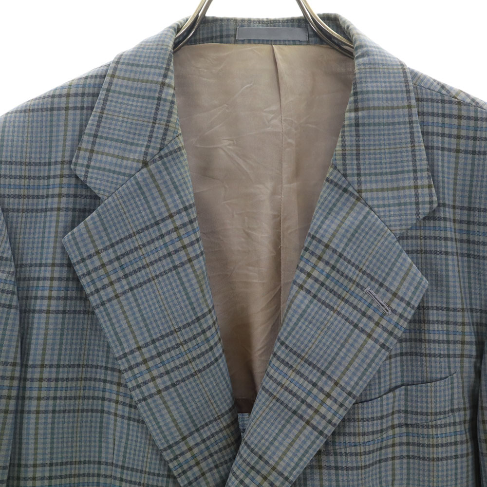 Burberrys 90s Old CTK83 Check Pattern tailored jacket BE4 blue
