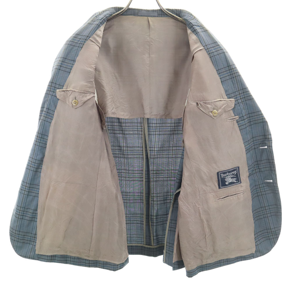 Burberrys 90s Old CTK83 Check Pattern tailored jacket BE4 blue