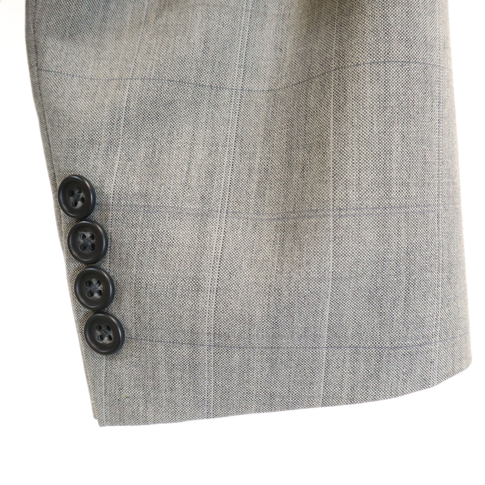 Burberrys 90s Old C-TK83 Wool Blend tailored jacket AB5 gray Men's