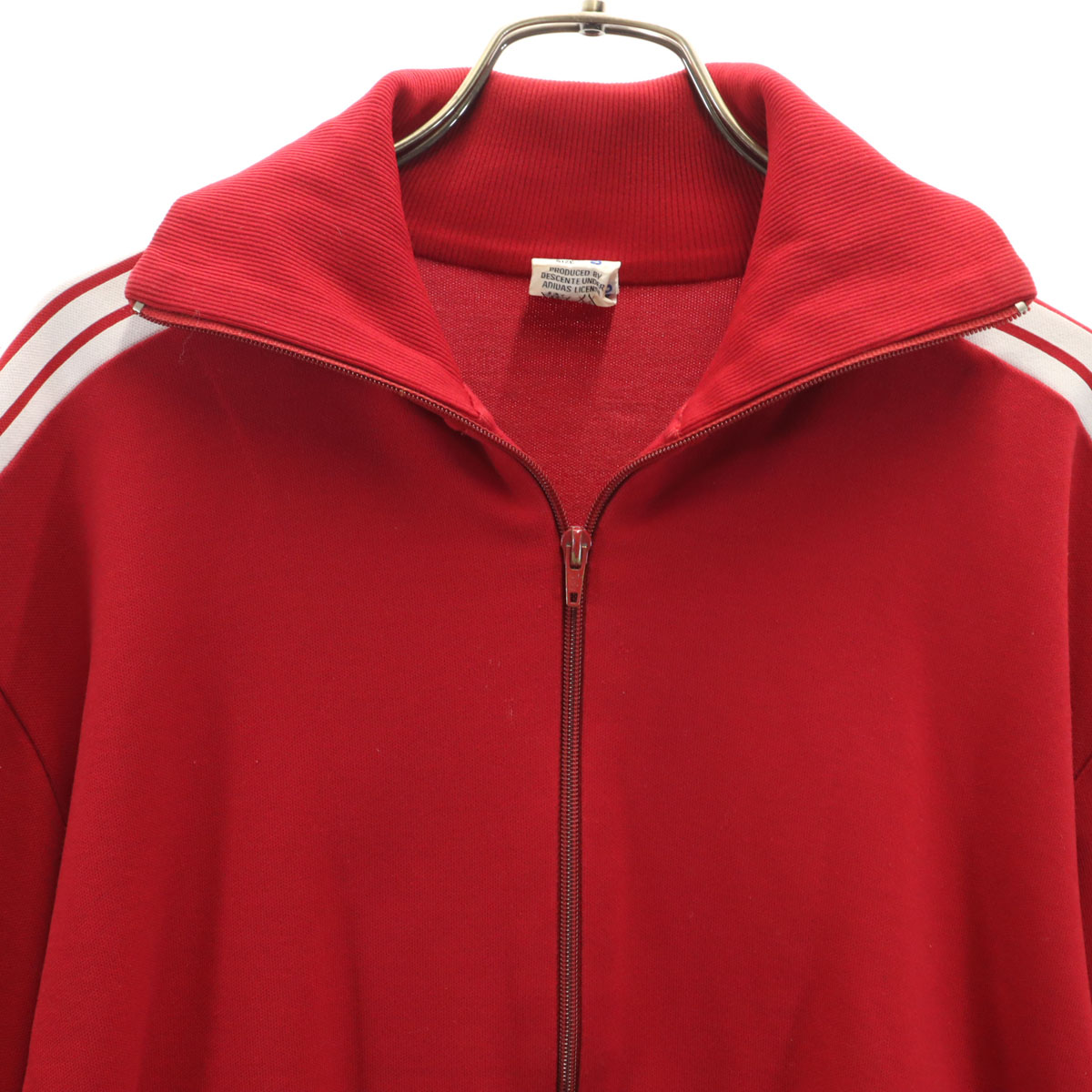 adidas 70s デサント 赤 トラックジャケット adidas 赤 トラックジャケット 70s 7号 デサント製