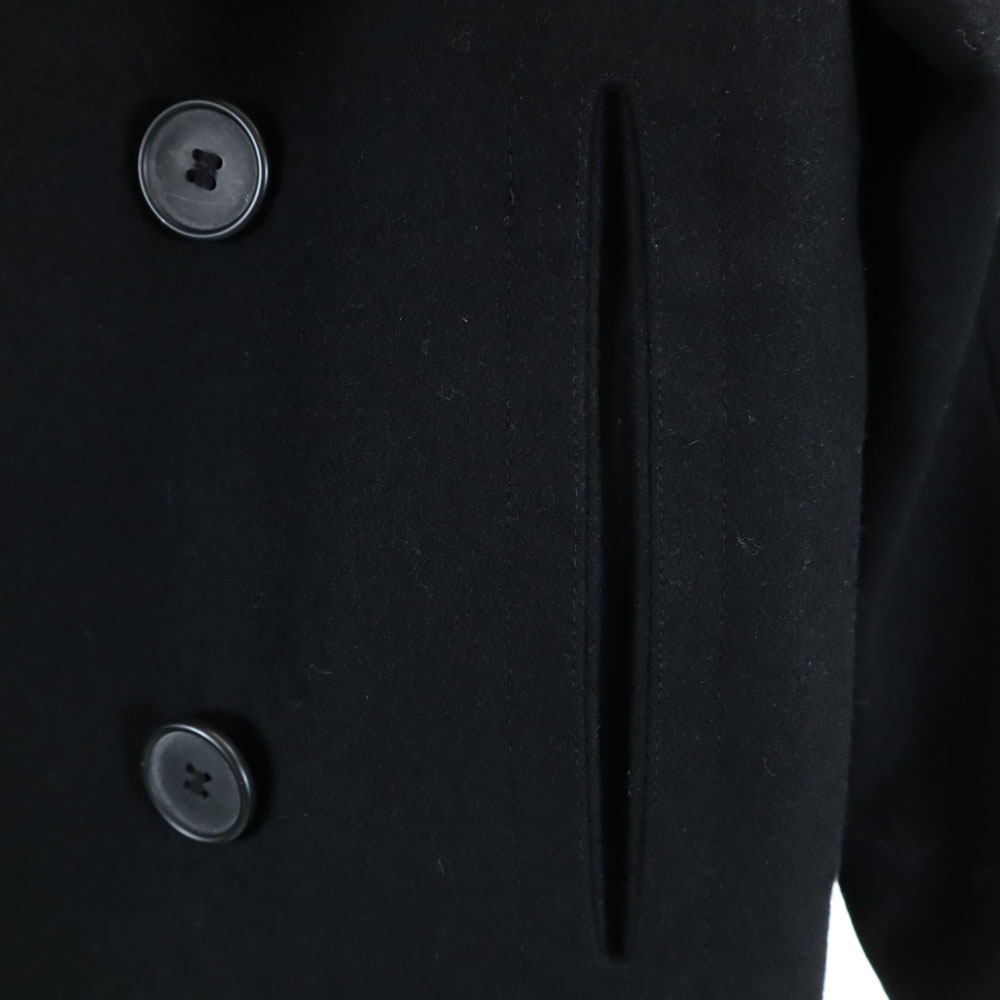 A.P.C. Double breasted pea coat M black Men's | eBay