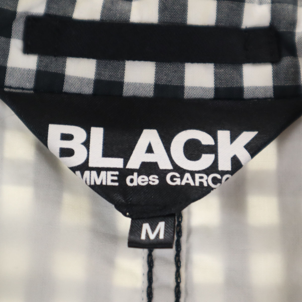 m*w様 【sale】BLACK COMME des GARCONS チェックパ BLACK COMME des GARCONS(ブラックコムデギャルソン) チェックシャツ1M