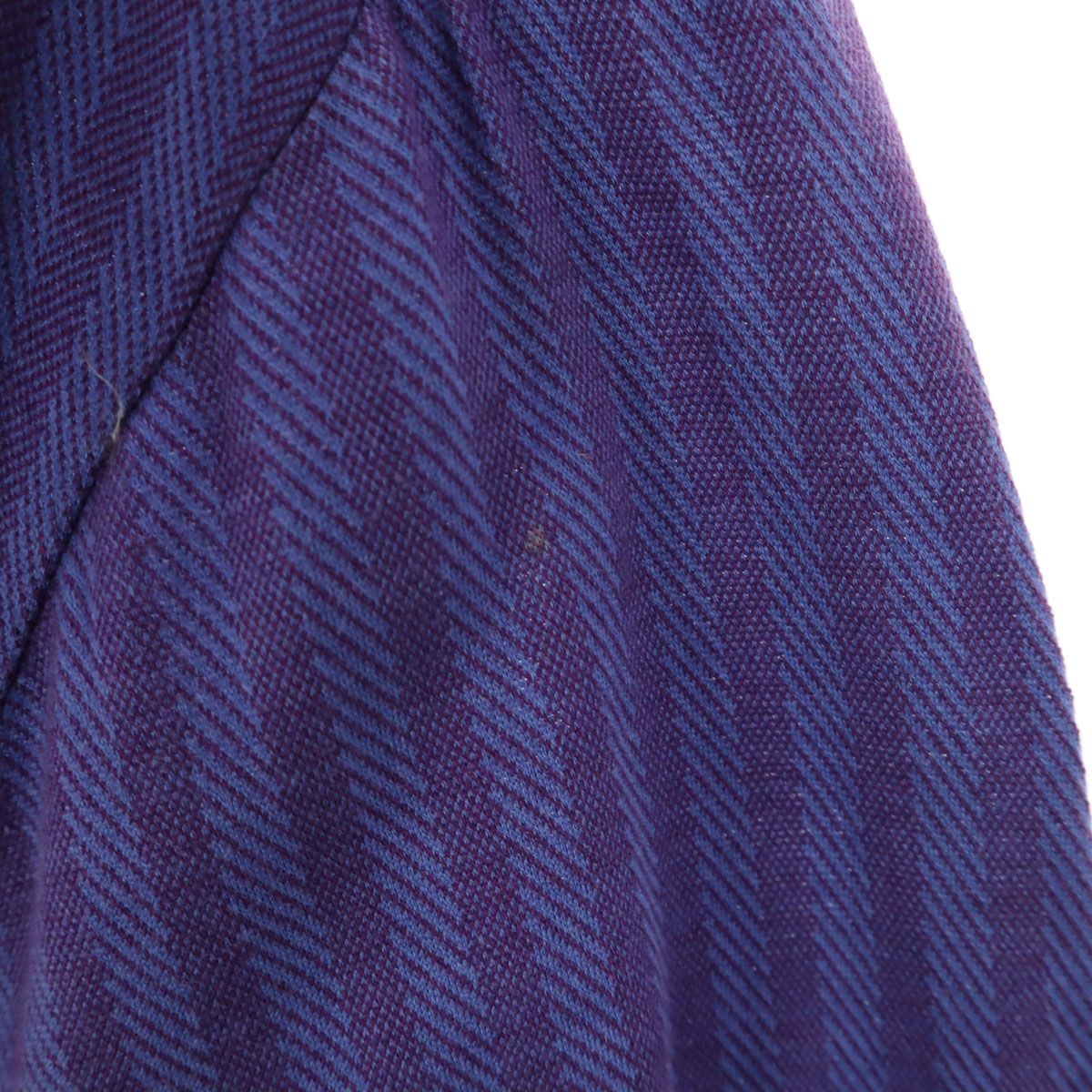 Used YVES SAINT LAURENT 90s Old Striped Pattern Long sleeve Polo