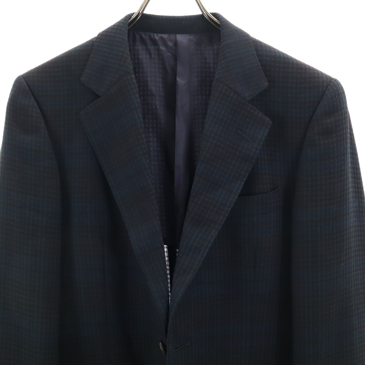 hitomi【クリーニング済】バーバリーロンドン　ジャケット BURBERRY LONDON made in Japan tailored jacket A4 Navy Sanyo Shokai