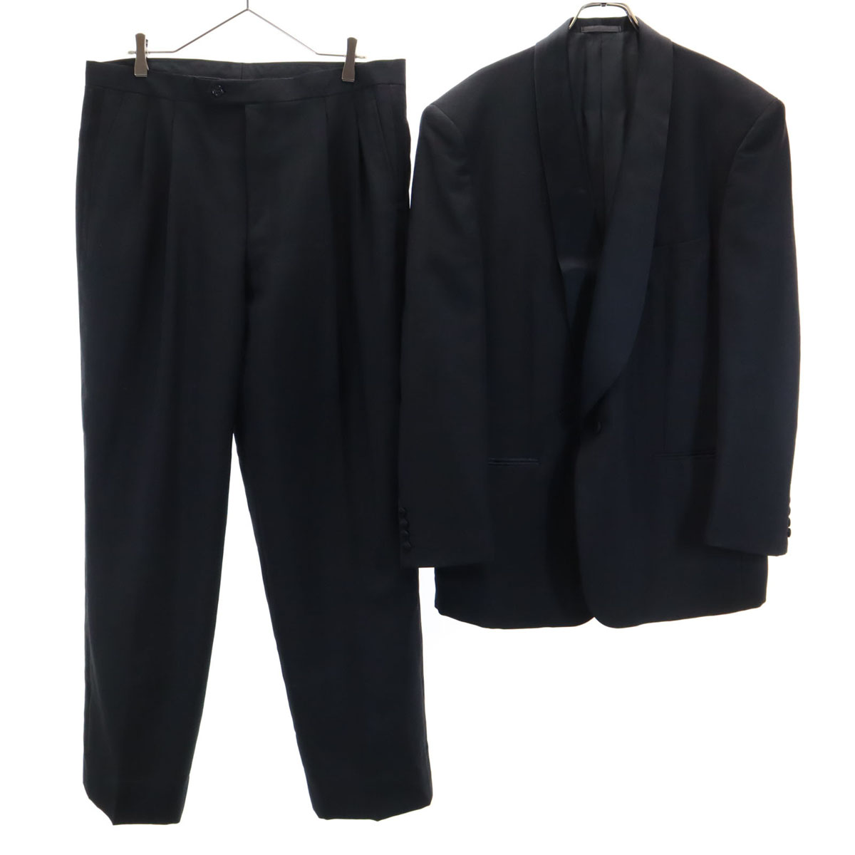 YVES SAINT LAURENT 90s Made in Japan Old tuxedo suit Setup 100-90