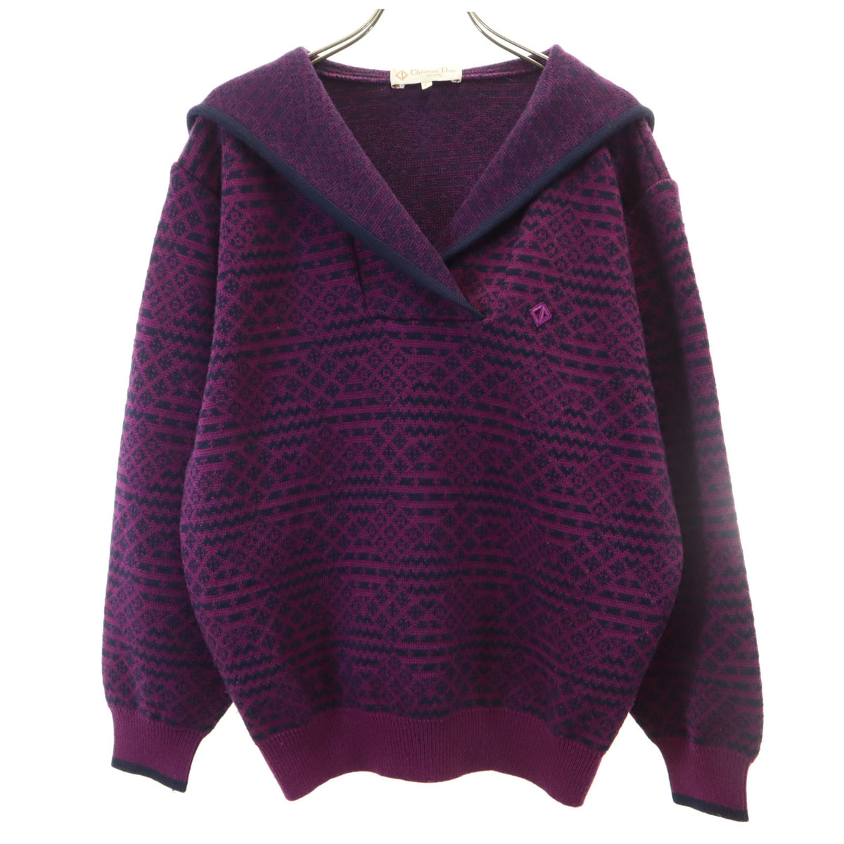 Christian Dior SPORTS 90s Old Overall handle Long sleeve knit