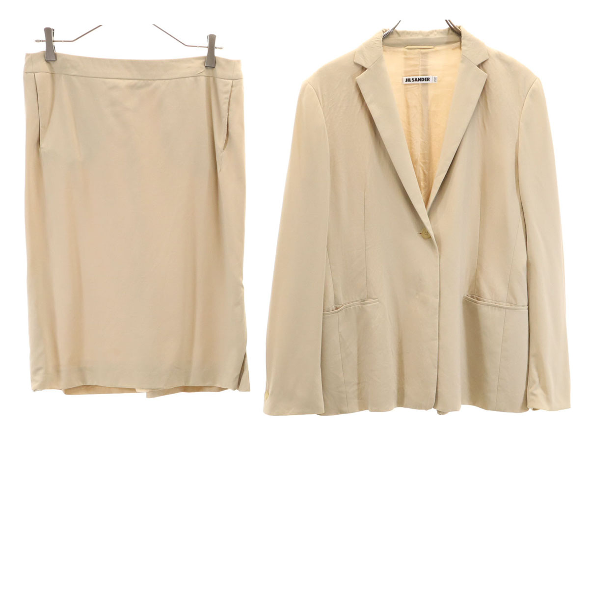 スーツ JIL SANDER single suits set-up Jil Sander single-breasted Wool Suit | Blue | FARFETCH