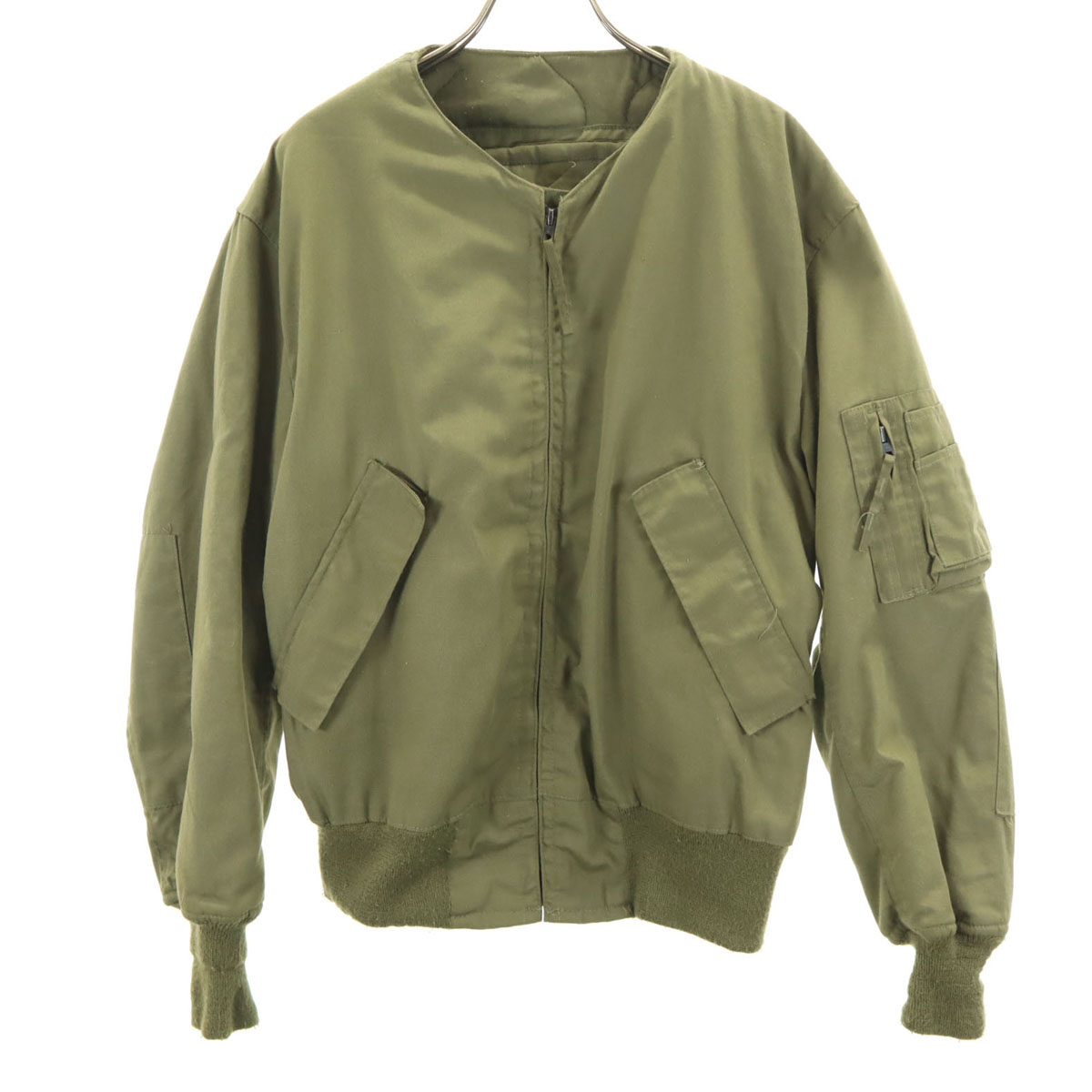 ジャケット・アウター ansnam unknown military jacket US ARMY 80s Old CVC Tankers Jacket khaki Inner tag, collar