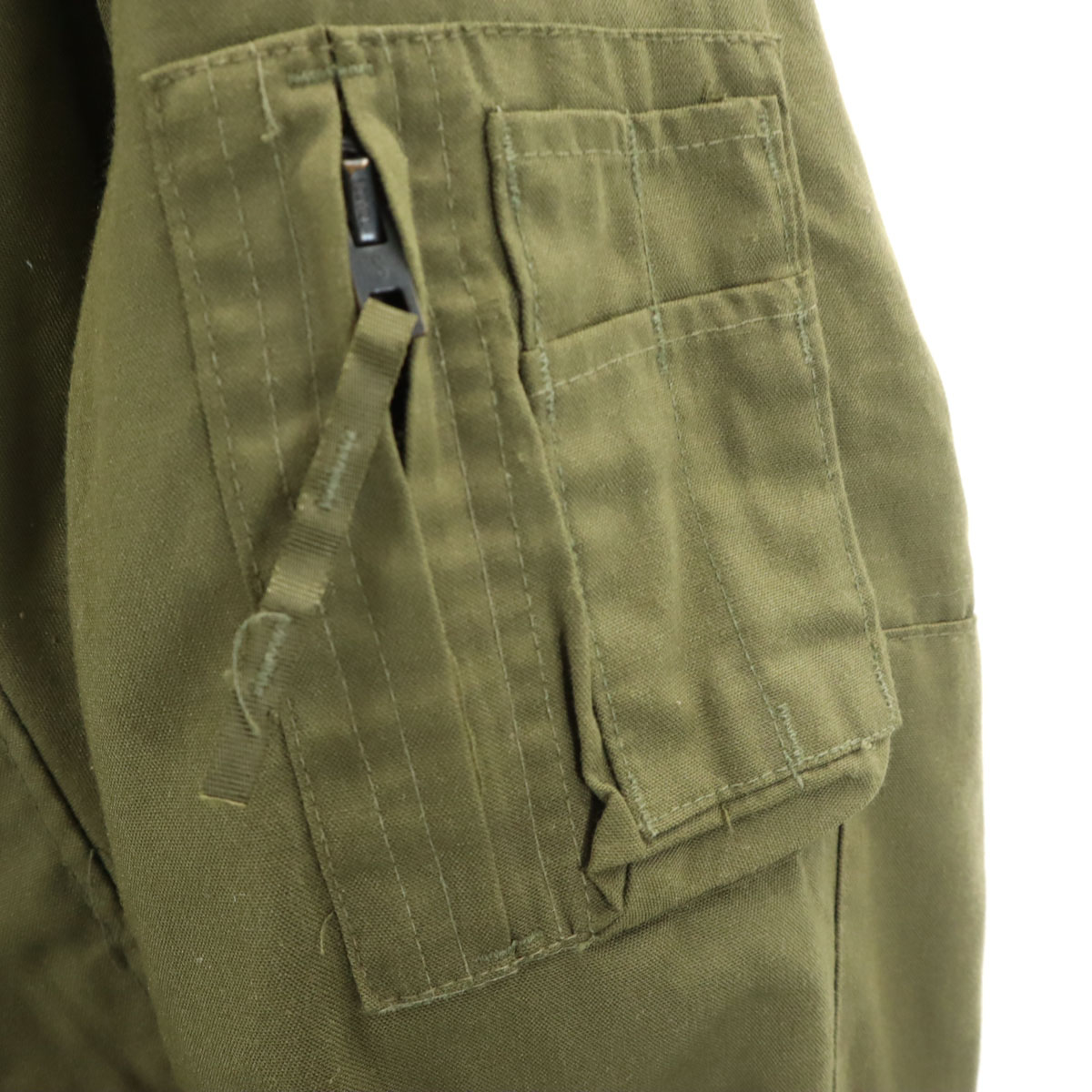 US ARMY 80s Old CVC Tankers Jacket khaki Inner tag, collar