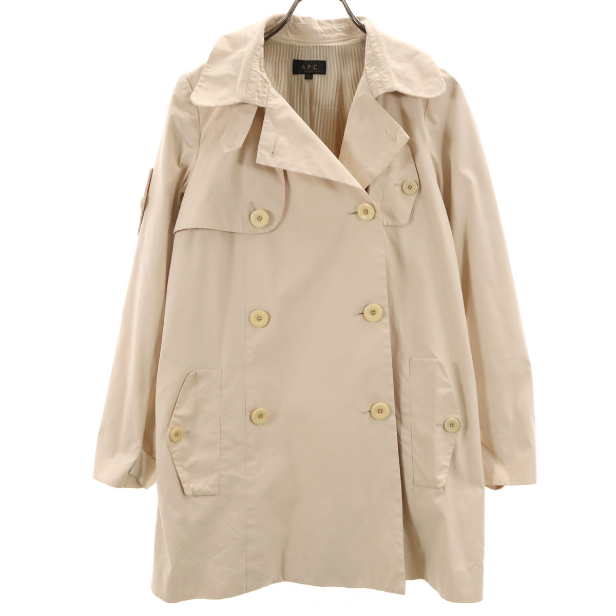 A.P.C. trench coat 36 Pale orange Women | eBay