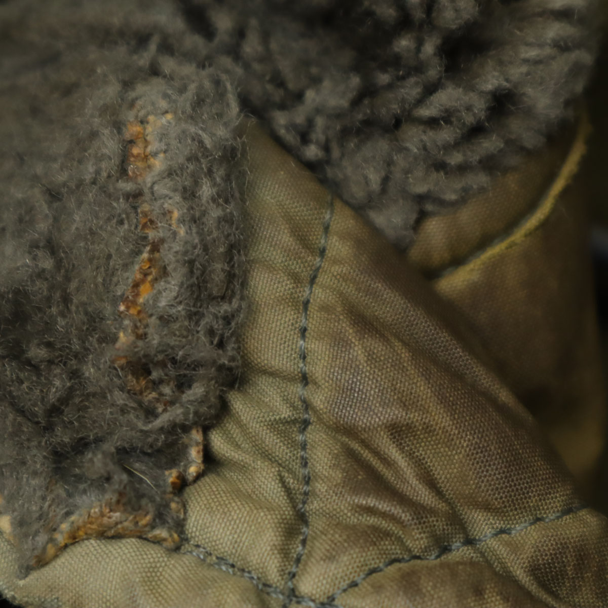 ZSZ ビンテージ 古着 60s N-3B 米軍実物 コンマ コヨーテ US US ARMY 60s Vintage Comber Zip Coyote Fur N-3B Flight jacket