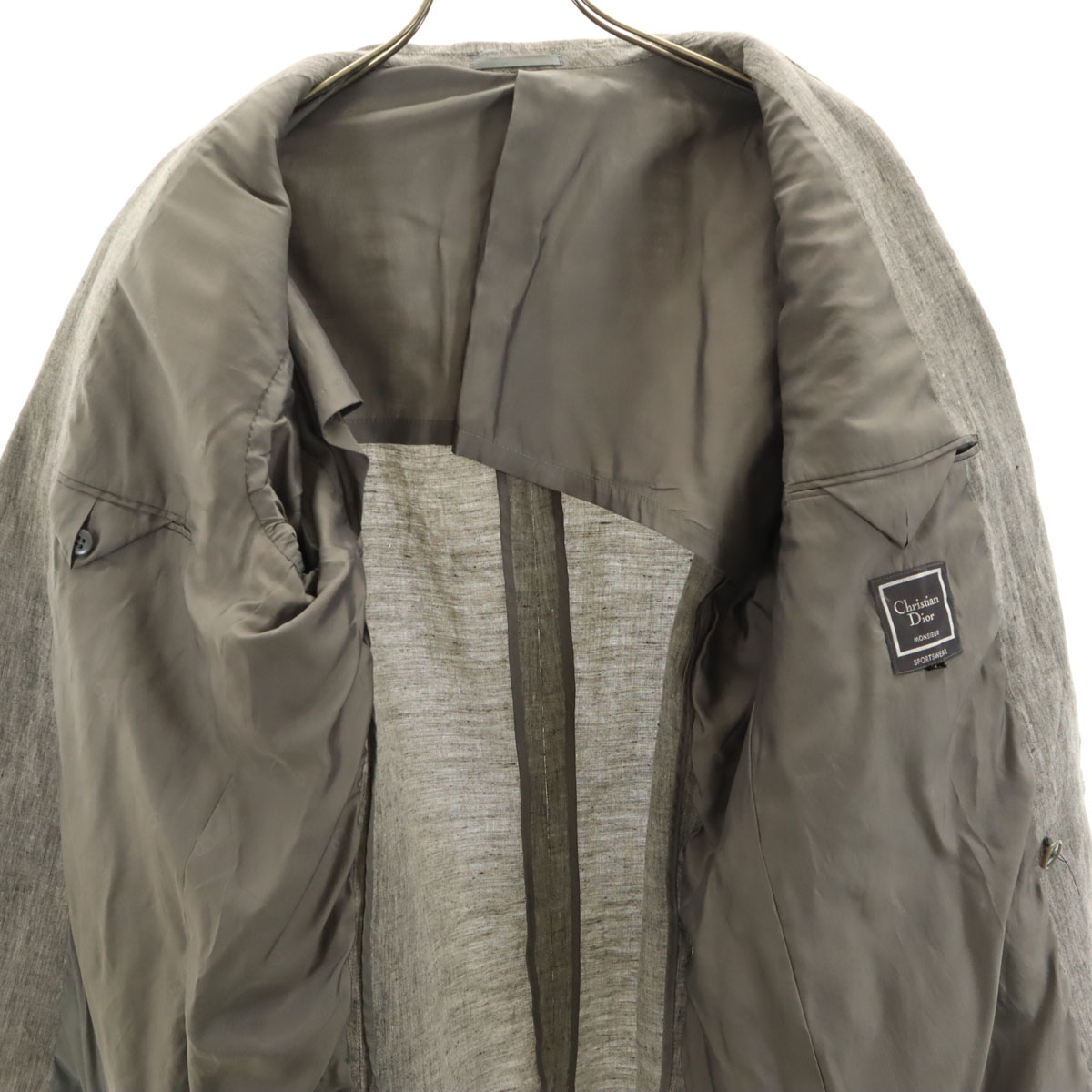 Christian Dior 90s Old tailored jacket LL gray Men