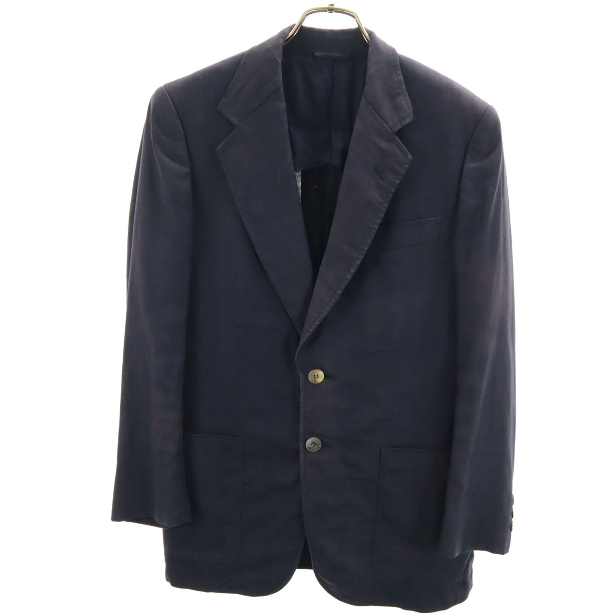 Christian Dior 90s Old Linen Blend tailored jacket S Navy Men