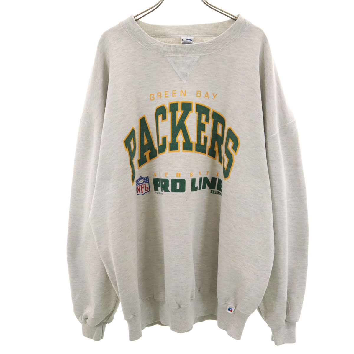 RUSSELL ATHLETIC 90s Made in USA Old NFL Green Bay Packers Long 