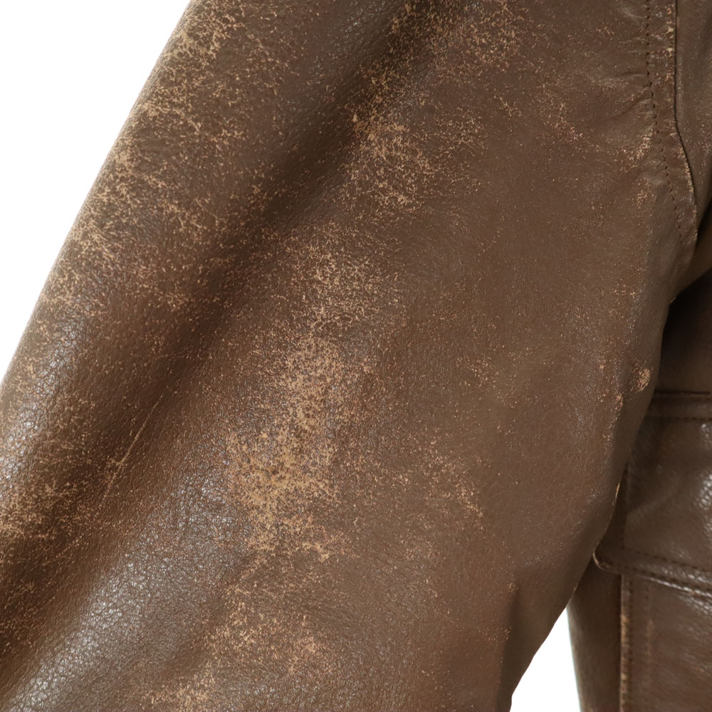 70s G-1 ヴィンテージ SCOVILLzip US NAVY 70s Vintage Scoville Zip G-1 Flight jacket 42 Brown