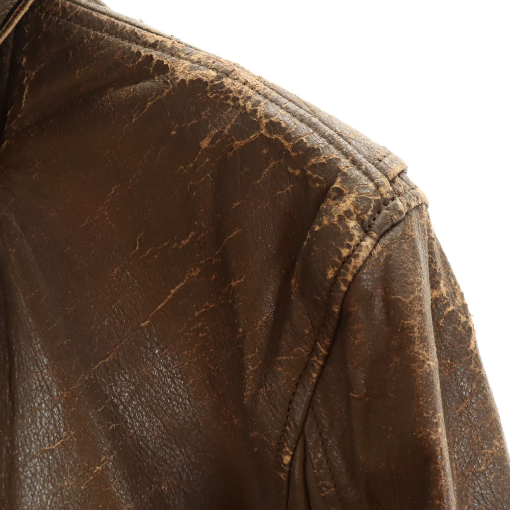 70s G-1 ヴィンテージ SCOVILLzip US NAVY 70s Vintage Scoville Zip G-1 Flight jacket 42 Brown