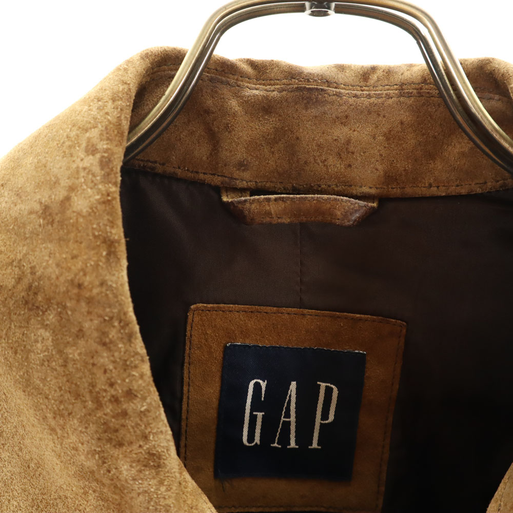 90s OLD NAVY ベージュ カバーオール GAP 90s Old Navy Tag suede Shirt jacket S beige Men's | eBay