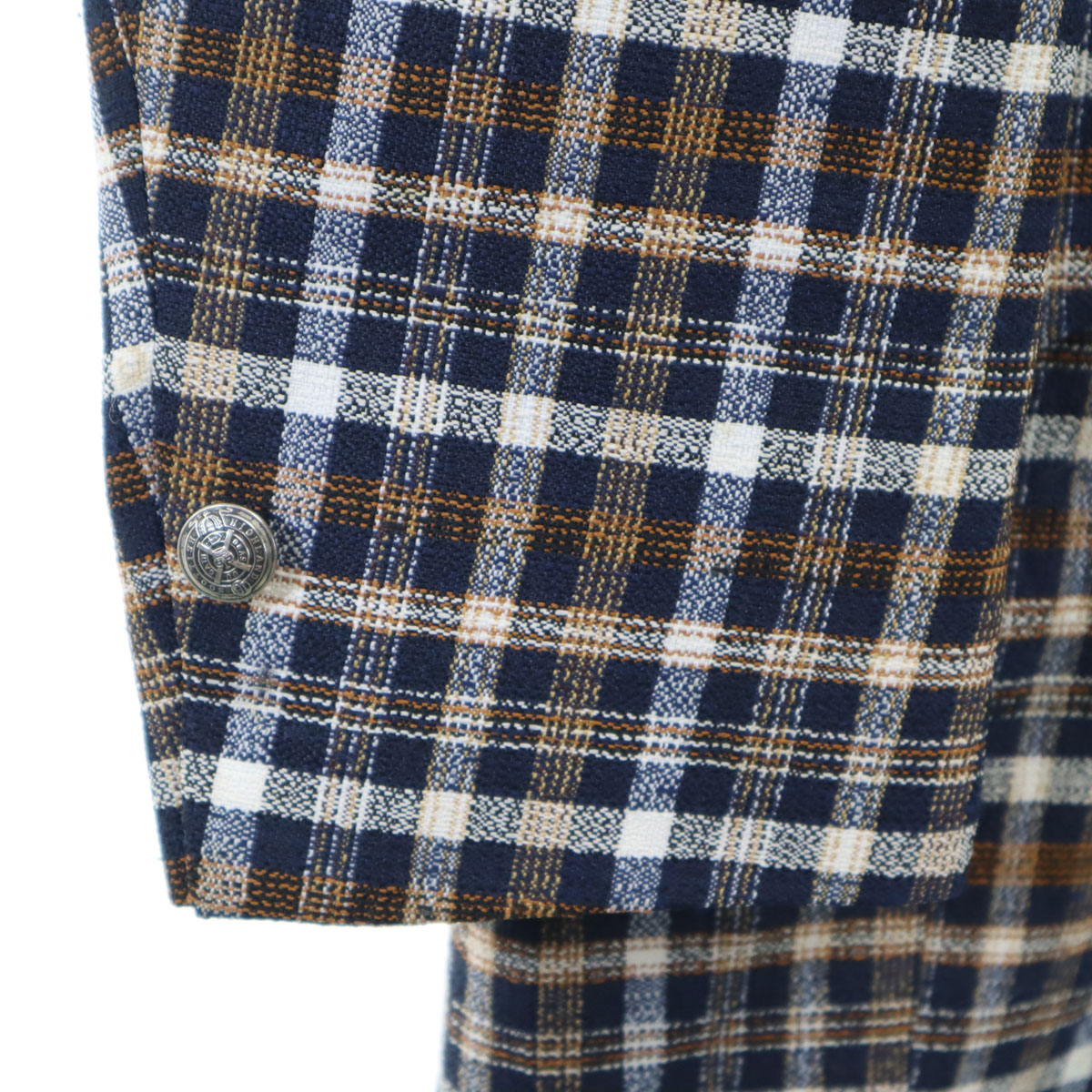 JC PENNEY 80s Vintage Union Ticket Check Pattern tailored jacket 