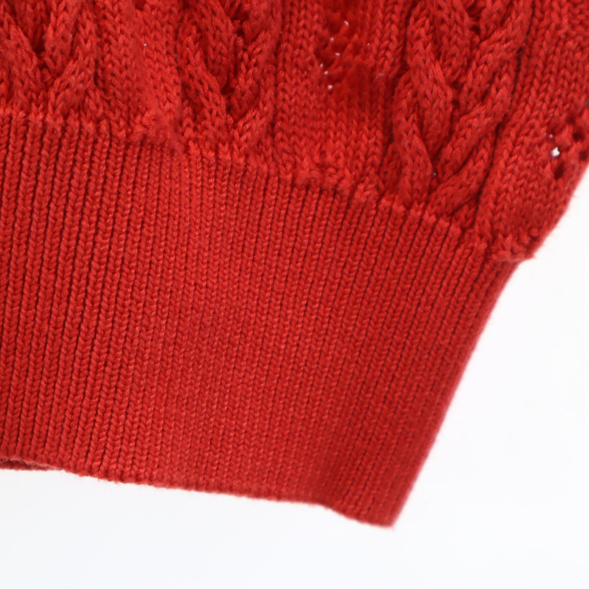 Christian Dior SPORTS 90s Old Long sleeve V neck sweater M Red